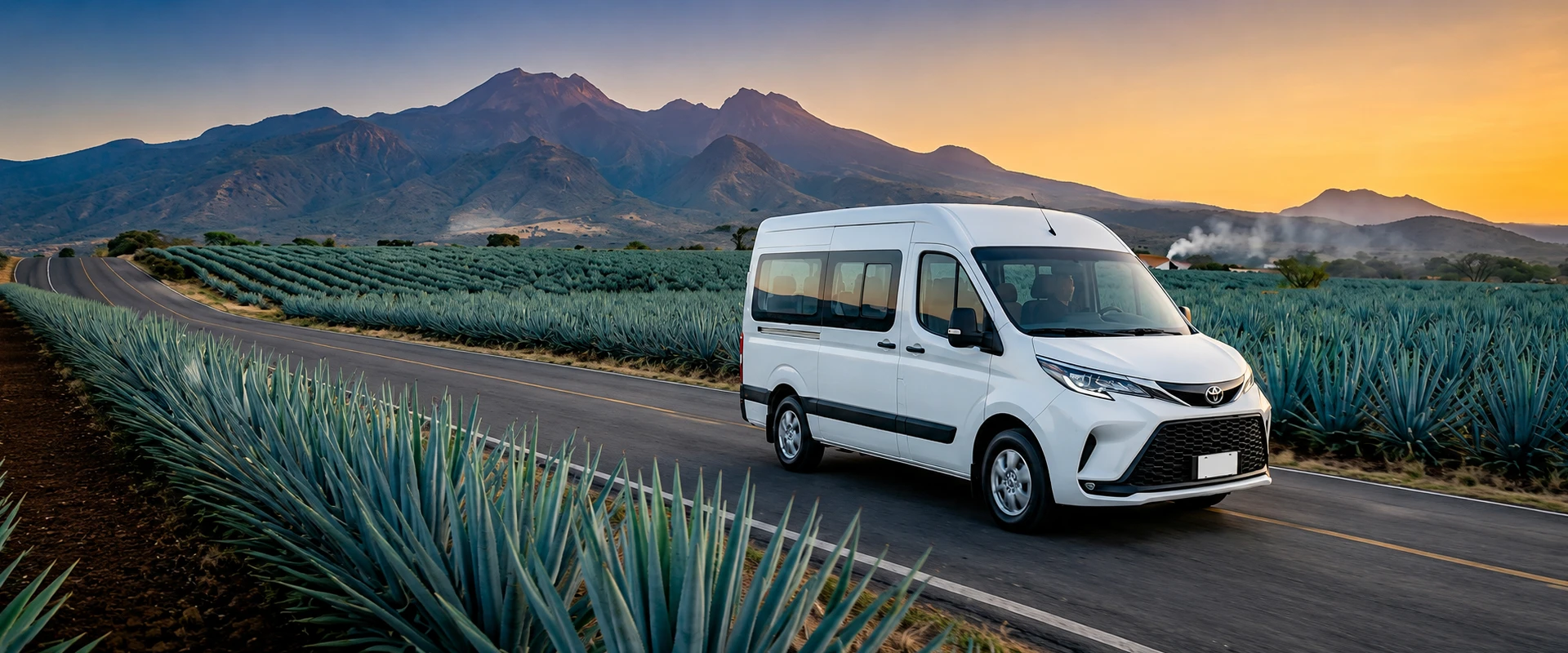 Toyota Hiace para transporte de pasajeros disponible para renta en Guadalajara con GP Renta de Autos y Camionetas.